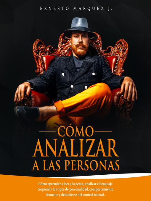 Title details for CÓMO ANALIZAR a LAS PERSONAS by ERNESTO MARQUEZ J. - Available